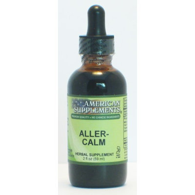 Aller-Calm No Chinese Ingredients American Supplements 2 oz Liquid