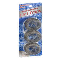 Brite Concepts Stainless Steel Washing Machine Lint Traps - 3 CT