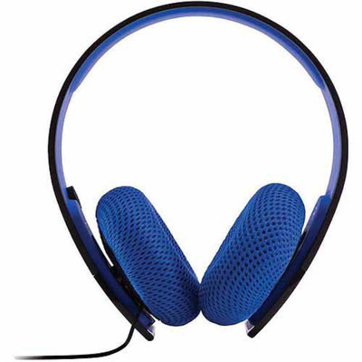 Sony PlayStation Silver Wired Stereo Headset - Blue/Black (PlayStation