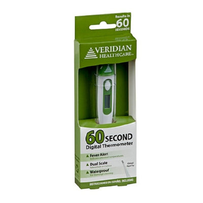Veridian Healthcare 60-Second Digital Thermometer