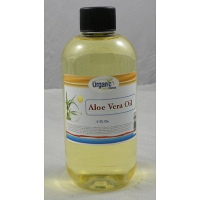 SAAQIN ® Certified Organic Aloe Vera Oil - 100% Pure 240 ml (8 Oz)