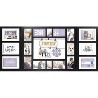 Mainstays 3-Piece Frame Set, 24-Opening Black, Family