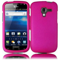 Samsung Galaxy Exhilarate i577 Rubberized Cover - Hot Pink