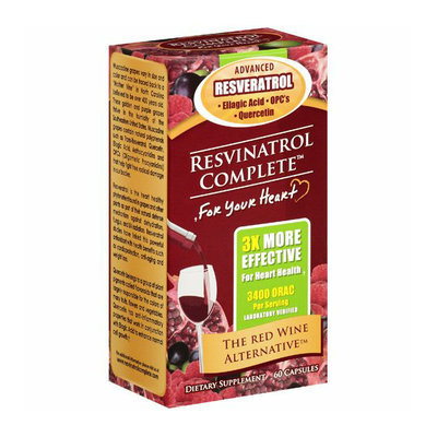Nutritional Fitness, Inc. : Resvinatrol Complete Capsules Dietary Supplement