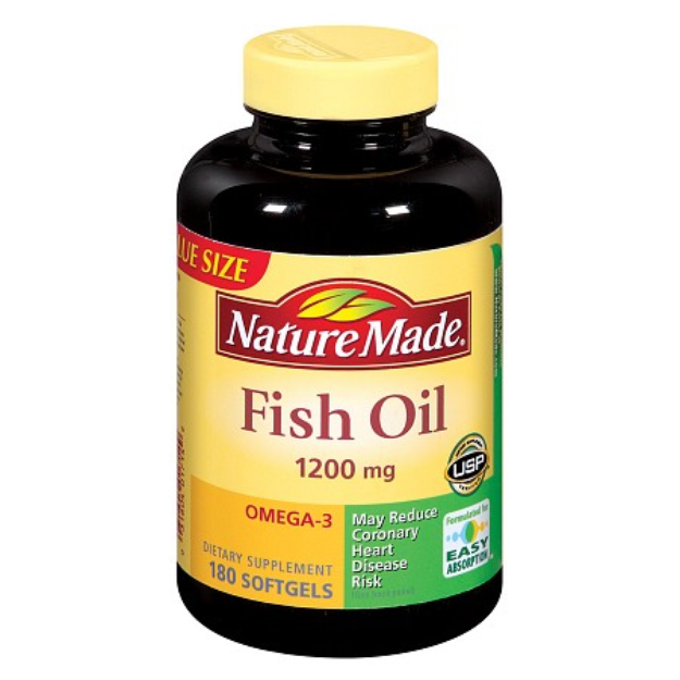 Nature Made Fish Oil Dietary Supplement - 180 Softgels