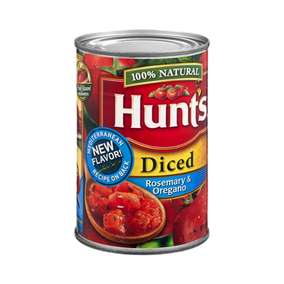 Hunt's 100% Natural Tomatoes Diced Rosemary & Oregano