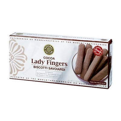 Natural Nectar Cocoa Lady Finger Biscotti, 4.1 Ounce -- 20 per case.