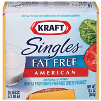 Kraft Singles Fat Free American Cheese Slices 10.7 oz 16 ct