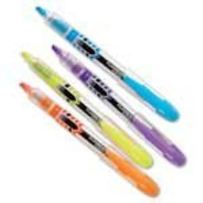 12 Pack Foray Fluorescent Liquid Highlighters Assorted Colors Medium Chisel Point