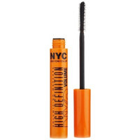 N.Y.C. York Color Mascara High Definition Volumizing Mascara, Extreme Black, 0.27 Fluid Ounce