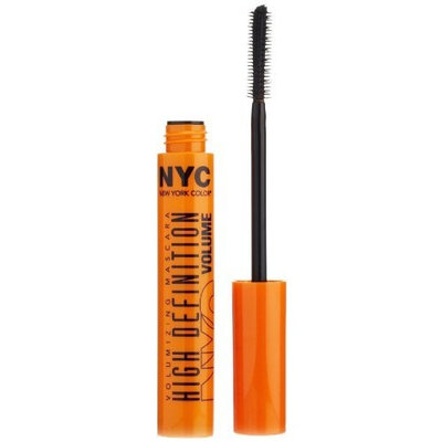 N.Y.C. York Color Mascara High Definition Volumizing Mascara, Extreme Black, 0.27 Fluid Ounce