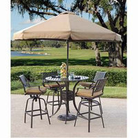 Jordan Taylor Charleston 5 Piece Bar Table Set