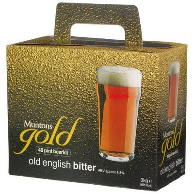 Muntons Gold 40 Pint Beerkit, Old English Bitter, 102-Ounce Box