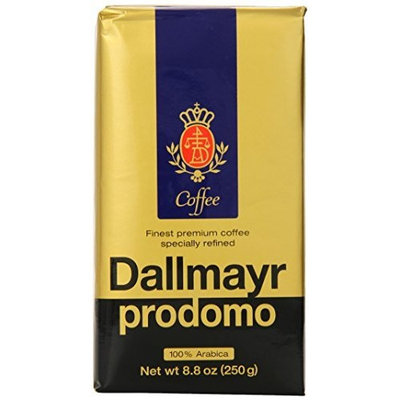 Dallmayr Gourmet Coffee, Prodomo (Ground), 8.8-Ounce Vacuum Packs (Pack of 3)