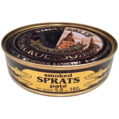 Adro Smoked Sprat Pate, 5.6-Ounce (Pack of 12)