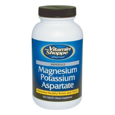 Vitamin Shoppe - Magnesium Potassium Aspartate, 300 tablets