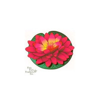 Imagine Gold Llc Imagine Gold Floating Water Lily Medium 5.5 Inch Red