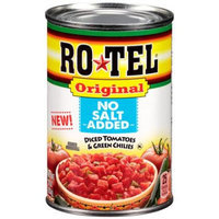 Ro-Tel Original No Salt Added Diced Tomatoes & Green Chilies, 10 oz