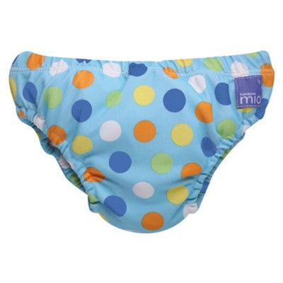 Bambino Mio Swim Nappy - Blue Spot - Medium