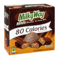 Milky Way 80 Calories Minis Chocolate Ice Cream Bars - 12 PK