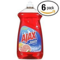 Ajax Bleach Alternative Dish Liquid, Grapefruit, 52 Fluid Ounce (Pack of 6)