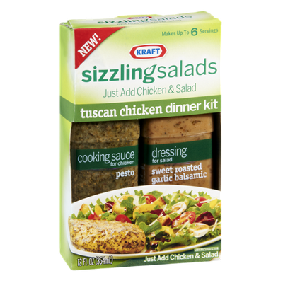 Kraft Sizzling Salads Tuscan Chicken Dinner Kit