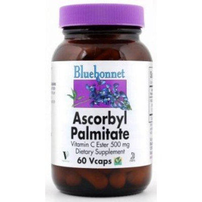 Ascorbyl Palmitate Ester C 500mg Bluebonnet 60 VCaps