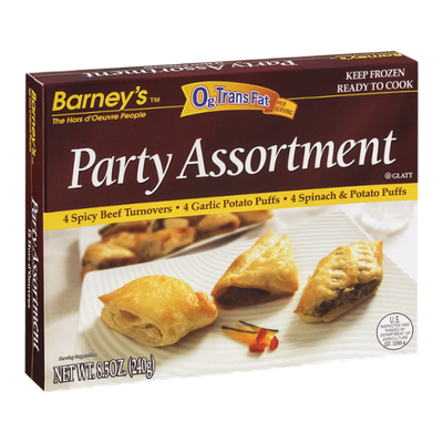 Barney's Party Assortment Hors d'Oeuvres - 12 CT