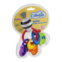 Cottontails Nuby Teether Multiple Teether 3+ mos