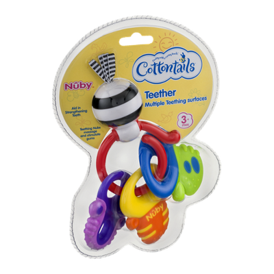 Cottontails Nuby Teether Multiple Teether 3+ mos