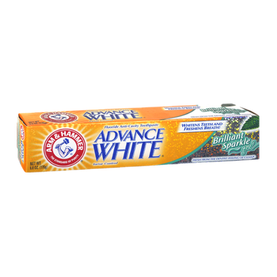 Arm & Hammer Advance White Brilliant Sparkle Fluoride Anti-Cavity Gel Toothpaste