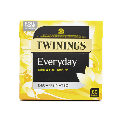 TWININGS Everyday DECAFFEINATED TEA BAGS