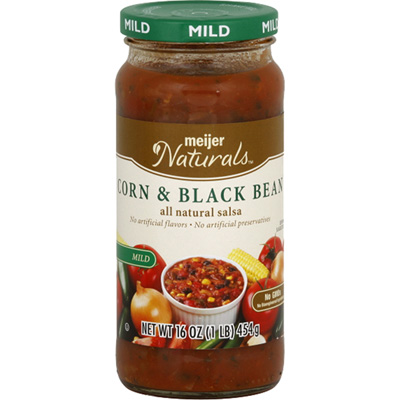 Meijer Naturals Salsa Mild Corn And Black Bean