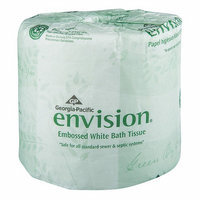 Georgia Pacific Georgia-pacific Toilet Paper, envision,1ply, pk80 19881-01 1lyj9