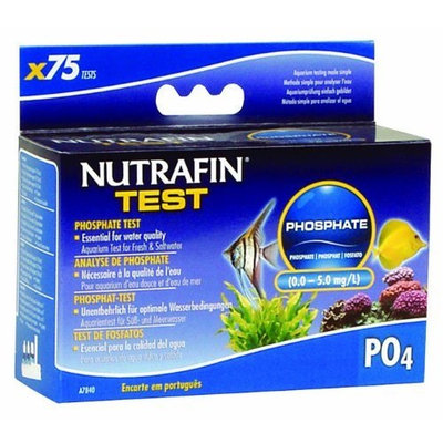 Hagen Nutrafin Phosphate 0.0 to 5.0 Mg/L for Fresh and Saltwater, 75 -Tests