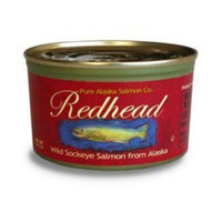 Redhead Wild Alaska Sockeye Salmon Redhead Wild Sockeye Salmon From Alaska, (12) 7.5 Oz. Cans