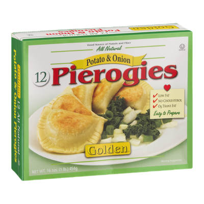 Golden Pierogies Potato & Onion - 12 CT