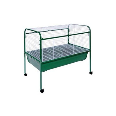Prevue Hendryx Jumbo Small Animal Cage on Stand with Casters - 40x22x37