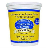 Gimborn DRD401704 Pro-Treat Freeze Dried Chicken Liver 4Oz