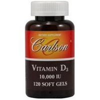 Carlson Labs - Vitamin D3 10000 IU - 120 Softgels
