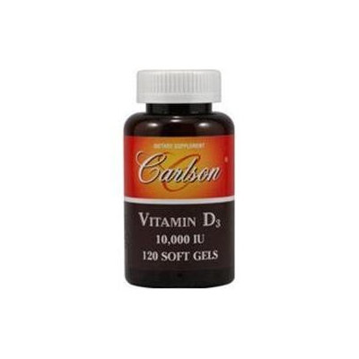 Carlson Labs - Vitamin D3 10000 IU - 120 Softgels