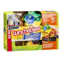 Lunchables Ham & American Sub Sandwich With Smoothie