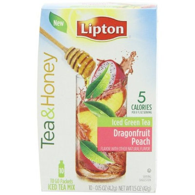 Lipton® Tea & Honey Dragonfruit Peach Iced Green Tea Mix