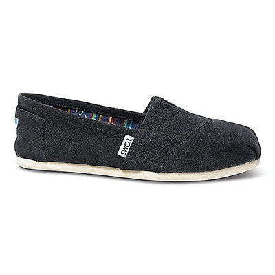 Toms Women's Classic Canvas Slip-ons - Black - 6