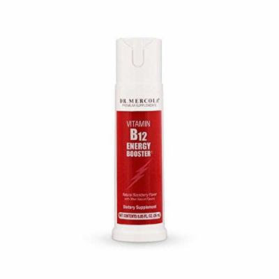 Dr. Mercola Vitamin B12 Energy Booster Spray - Formulated With Methylcobalamin - Natural Blackberry Flavor - .85 Ounces
