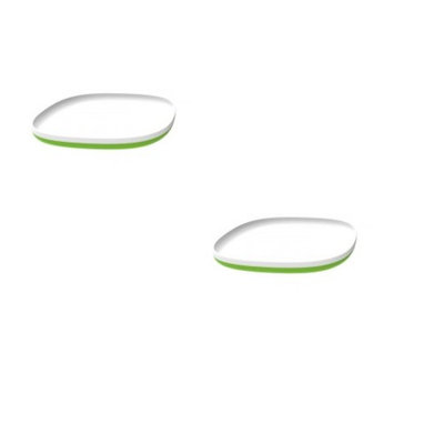 ZoLi NOSH Ceramic Plates Set of 2 - Green