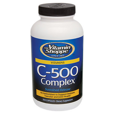 Vitamin Shoppe C-500 Complex Caps 500 MG - 300 Capsules - Vitamin C Complex