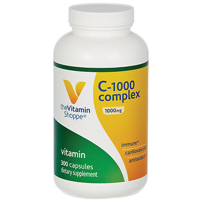 Vitamin Shoppe C-1000 Complex 1000 MG - 300 Capsules - Vitamin C Complex