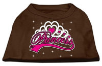 Ahi I'm a Princess Screen Print Shirts Brown XXL (18)