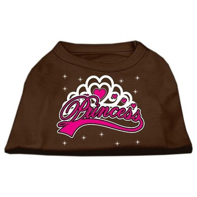 Ahi I'm a Princess Screen Print Shirts Brown XXL (18)